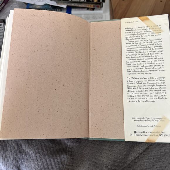 (First American Ed.) E.M. Forster: A Life by P.N. Furbank HC/DC - Picture 10 of 10